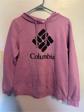 Columbia Lavender Pullover Hoodie with Black Logo
